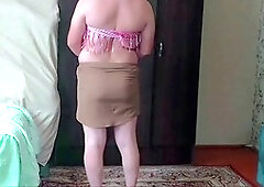 Shemale cumshot, ladyboy cum