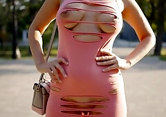 I cut my suit and went for a walk around the town