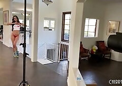 Naughty Eliza was beside herself when she heard she was picked as Cherry of the Month for January. Get ready for one rocking hot month with this domin