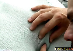 Teen girl is lost in the forest and gets fucked in the trunk