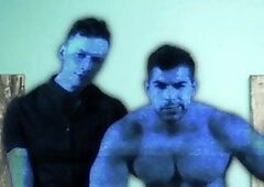 Drill My Hole - Muscled inked american coach spanking