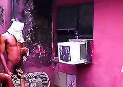 SLIM SAIDA BOB TAKE TWO BIG FAT DICK IN A LOCAL GHETTO