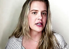 Golden-haired floozy Wisconsin Tiff tells all about her gangbangs and screwing mature lads