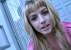 Stunning blonde MILF seduces an adorable horny teen girl