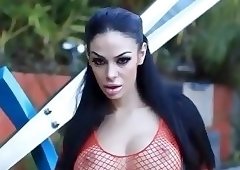 Ebony TS Fucking Pussy Doggy