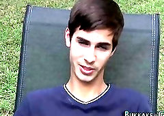 Hunk bukkake cum slimed