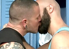 Caught in an an intense gay encounter