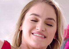 Lovely blonde Kenzie Madison needs her bbc fix