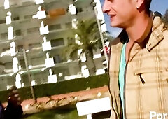 Spanish dude picks up french doxy in fast food and screws her hard