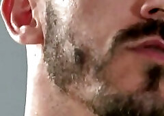 Gay hunks cock is never shy of attention from his master