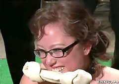 Bbw Slave Fucked In Public Place