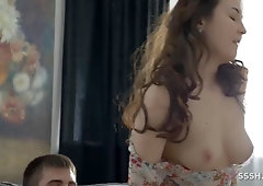 Rites of Spring - Brunette MILF in erotic hardcore with lucky boy