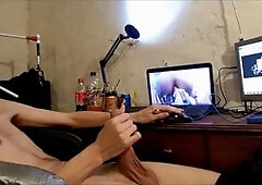 enjoying 1 of my videos a lil' to much!