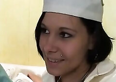 Well now a recent recruit greater quantity appetizing! This gorgeous youthful lady appears to be to begin in the nursing profession and comes to try t