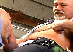 Mature, in english, mature cumshot