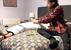 Massager, gay fetish, fat bear