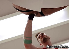 Erotic take turns ass pounding and cock sucking sexy Axel Abysse and hottie Marc