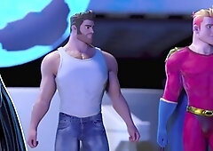 Gay rimming, gay cartoon, gay animation