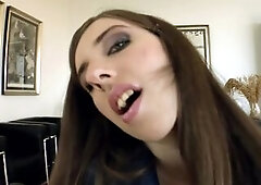 Jazmin with Nicole Evans with Nick Lang, Frank Gun and Reinhard European Snatch Screwing Tease#two
