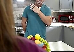 Redhead BBW teen Chloe Cooper wants some pleasure on her stepdads big dick