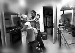 This guy's messing with the cleaning lady, u son of a doxy!