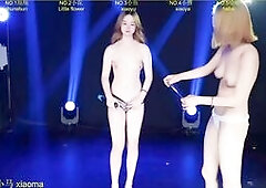Sexy Strippers Dance on Stage