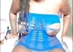 TheCookieSwirl goes wild with a big black toy