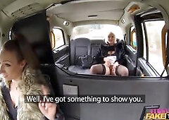 I was giving blonde fashionista Misha a ride to the mall, when she found a pair of red lace knickers in the backseat! I confessed that I'd been u