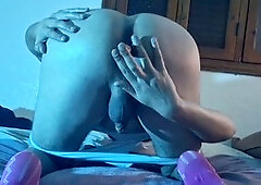 Emo femboy star gets a wild ride