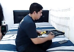 Viral Movie: Seducing the Satellite Internet Technician