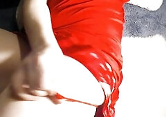 Constricted Fit Large Sex toy Loud Groaning Climax