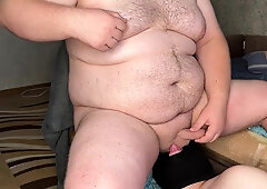 Round young man gets his sack slurped OF:Chubbyboy2022