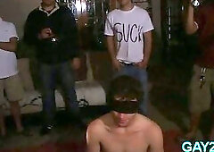 Impromtu gay party in the dorm
