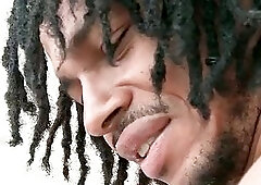 Dude gets ass ripped by big black dude