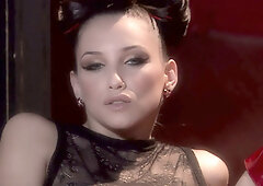 Celeste Star opens wide her booty cheeks for us