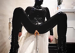 Pounding Machine Nutting Spandex Body-Suit Solo