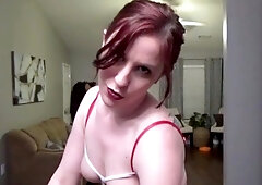 Fucking my hot step aunt in a nurse costume while on