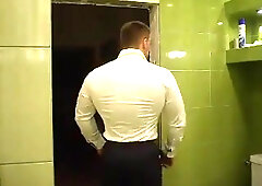 Russian Bodybuilder Strip and Cum22
