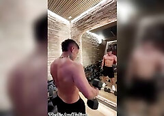 having sex with a built stud from the gym