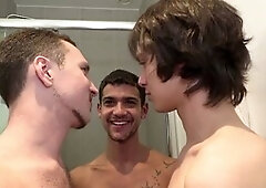 Big cock blowjobs, suck off, 3 way