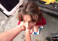 Perv Teen Caught Fucking in Public But She Doesnt Want to Stop!