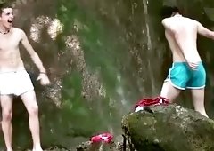 A young boy takes it like a Pro HD