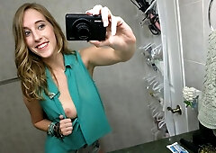 Hard sex in the kitchen with a sweet girlfriend Cadence Lux