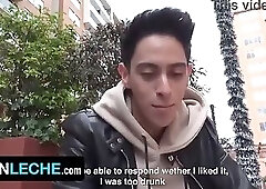 Inexperienced Straight Boy Nate Wayne Gets His Tight Asshole Stretched On Camera - Latin Leche
