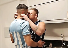 ROMPING WITH A NEIGHBOR He asked me for help at the gym and I asked him for the milk!!!