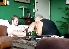 Big Dick Tall Ginger sucked off dirty ass rim