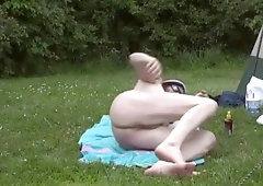 Nude sunbathing 1 by Mark Heffron