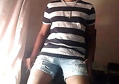 Sexy muscle twink big cock tease jerk off precum fun