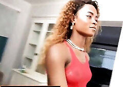 This bushy EBONY AMATEUR waited years on empty US promises from her BF until I steped in