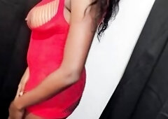 Banged her hard and cum on her butt